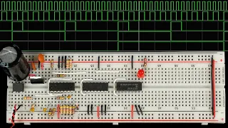 Dividing a signal by counting: Breadboard clock part 3