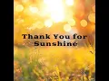 Thank You for Sunshine (Afrobeat Version)