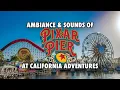 Pixar Pier Ambiance at California Adventures Theme Park Sounds Music Experience