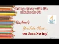 String Class in Java Methods of Java String class Part 3