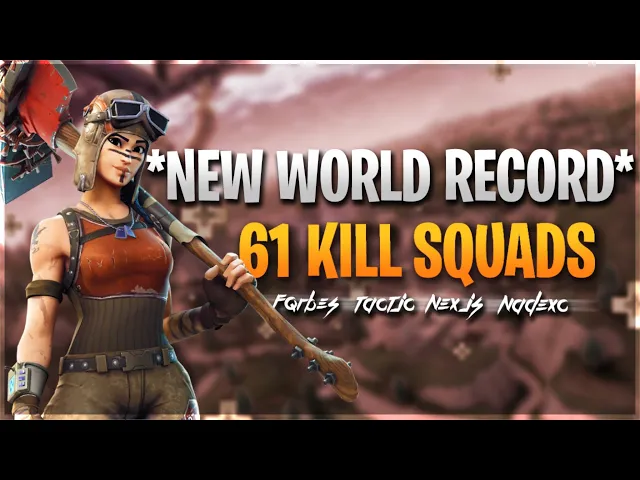 FORTNITE KILLS WORLD RECORD BROKEN 61 KILLS!!!!!!!!!!!!!!!