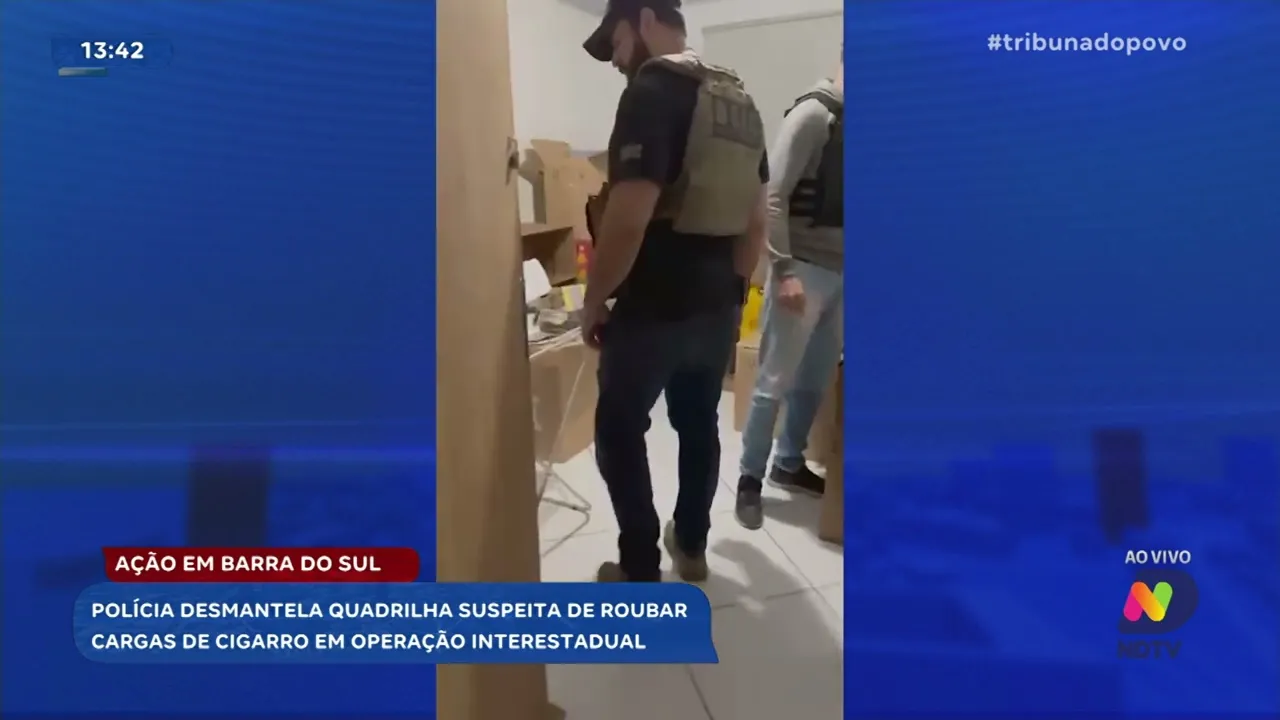 Homem suspeito de roubo de cargas de cigarros é preso