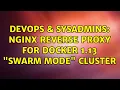 DevOps SysAdmins nginx reverse proxy for Docker 1 13 Swarm Mode cluster