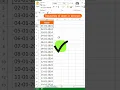Download Lagu How to automatically write date in Excel tips and tricks 💯💫 #exceltips #tutorial #shortvideo