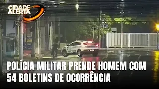 Homem com 54 boletins de ocorrência é preso pela PM em São José