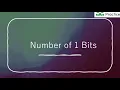 Number of 1 Bits GFG Java