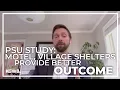 Study finds motels village shelters provide best outcome for those experiencing homelessness