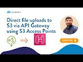 Direct file Upload to S3 via API Gateway using S3 Access Points No Lambda