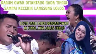 kepicut owan immediately passed automatically kissed soimahs hand and lesti promised a duet if 