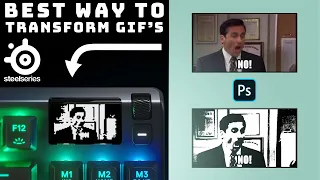 How to Fix All Gifs to Work Perfectly On your Steelseries Apex 5 7 Pro OLED Screens Photoshop