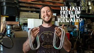 He Made His Own Tube Bender- Making Fairleads for our Steel Sailboat | Ch 5 E 35