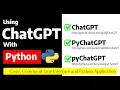 ChatGPT How to access through Python libraries in your code