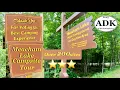 MEACHAM LAKE NYSDEC Campground CAMPSITE TOUR Over two hundred sites E-Z UP Camping Cube