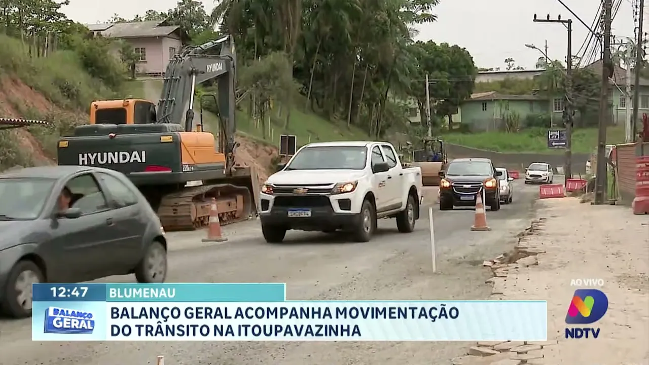 Explosão com dinamite deixa trabalhador ferido e provoca prejuízo aos moradores em Blumenau