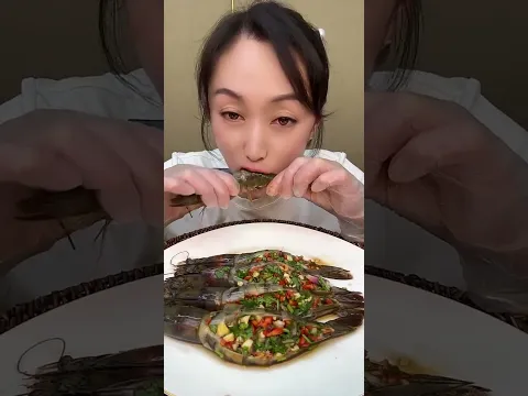 Red Prawns Is the most and expansive Seafood| 붉은 새우는 가장 비싼 해산물입니다 - LIN VLOG먹방