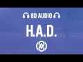 H.A.D. - Adam Vanzel | 8D Audio 🎧