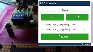 The Python CGI Script to Control the LED