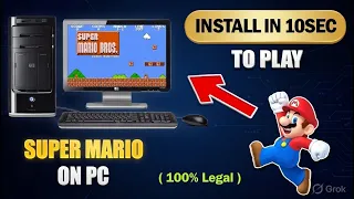 Easiest Way to Play Mario on PC setup in 10 sec Hindi Guide