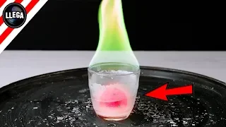INCREÍBLE IDEA CON UNA BOLA AL ROJO VIVO