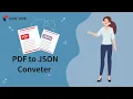 PDF to JSON converter fastest easiest using Convertez