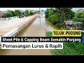 Lagu pemasangan sheet pile \u0026 capping beam kali teluk pucung lurus \u0026 rapih, bakal ada jalan alternatif