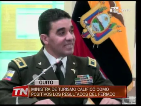 Ministra de turismo calificó como positivo los resultados del feriado