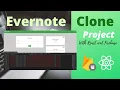 Evernote Clone Project React with Firebase