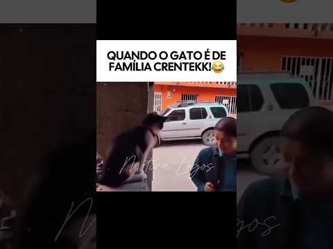 Se Deus usou até uma jumenta por que não usaria um gato?!😄🙏
