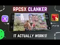 New RPCSX Clanker Emulator on Android Phone - Best Settings TEST