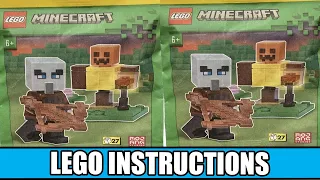 LEGO 662306 Instructions - Magazine Gift - Pillager with Training Dummy - Minecraft