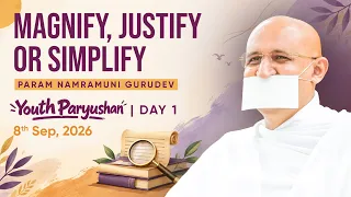 Youth Paryushan English Session Day 1 | Paryushan 2026 | Param Namramuni Gurudev | 8 Sep, 26