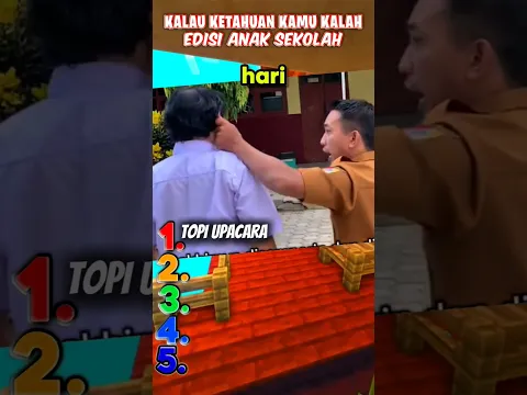 Anak Sekolah PASTI KALAH😏