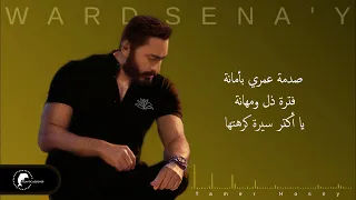 Tamer Hosny Ward Sena Y تامر حسني ورد صناعي 2021 