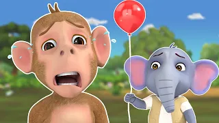 Bandar Mama Ro Raha Tha + Ek Mota Hathi | Hindi Nursery Rhymes - Zappy Toons