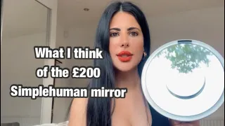 I got the 200 simple human mirror and this is what I thought