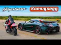 Koenigsegg Jesko v Tuned Hayabusa DRAG RACE