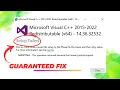 Microsoft Visual C Setup Failed Fix on Windows