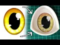 How to print fursuit eyes on buckram mesh with a home printer