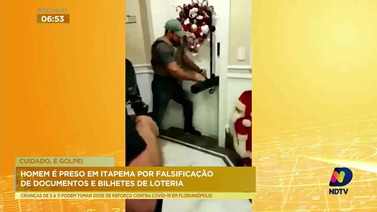 Homem é preso em Itapema por falsificação de documentos e bilhetes de loteria