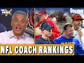 Colin Cowherd REACTS to NFL coach rankings Johnson McVay Ryans Shanahan THE HERD