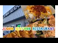 Eating dinner JUMBO SEAFOOD RESTAURANT North Tyler Texas