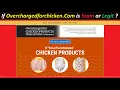 Overcharged for chicken Overchargedforchicken Reviews Overchargedforchicken Com Scam or Legit