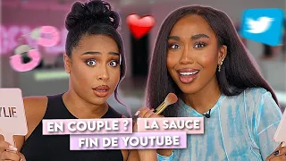 MAKEUP AND BLABLA (EN COUPLE ? FIN DE YOUTUBE) FT CRAZY SALLY