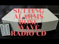 Setting the alarms BOSE Wave radio CD