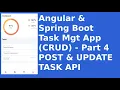 POST UPDATE Spring Boot - Angular Spring Boot Task Mgt App CRUD