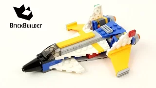 Lego Creator 31042 Futuristic jet - Lego Speed Build