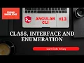 Class Interface And Enumeration In Angular CLI Angular Complete Tutorial Coding Knowledge