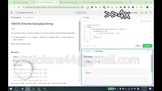 leetcode contest 405 3210 Find the Encrypted String