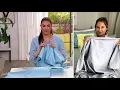 Farm to Home 400TC 100 Organic Cotton Sheet Set with Contrast Stitch on QVC