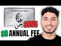 Lower Amex Platinum Annual Fee HACK